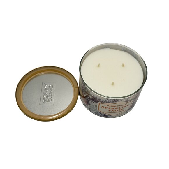 Yankee Candle Sparkling Snow -NEW- 3 Wick Made with Essential Oils - Picture 4 of 4